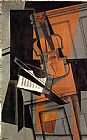 Violin Canvas Paintings - The Violin